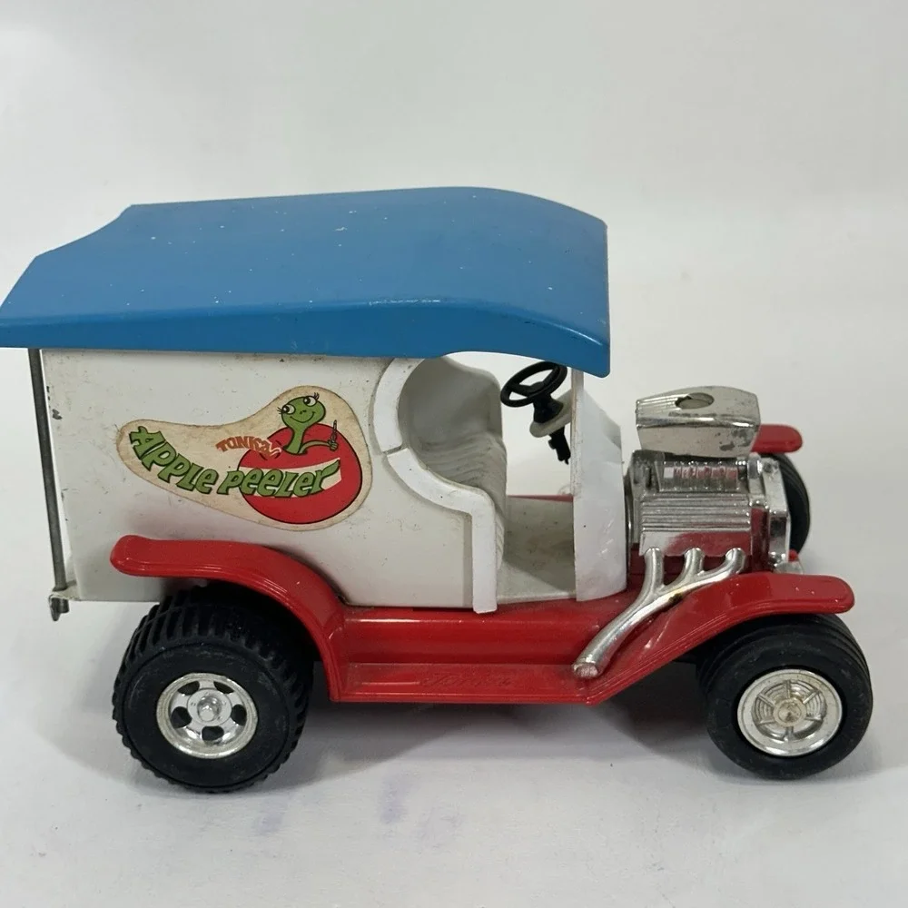 Vintage 1970s Mini Tonka Apple Peeler Hot Rod Pressed Steel